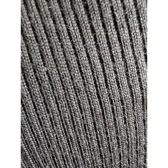 Women's vintage 90s leather lace up bodycon dress size medium large biker punk - Picture 4 of 7